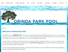 Tablet Screenshot of orindaparkpool.org